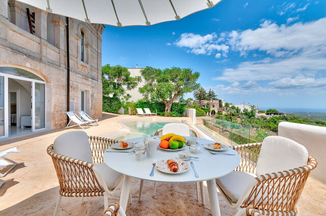 Villa Augusta, Terrasse