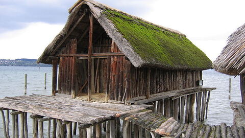 Alpen Pfahlbauten