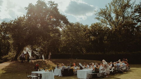 Hochzeitsessen in der Villa Marina