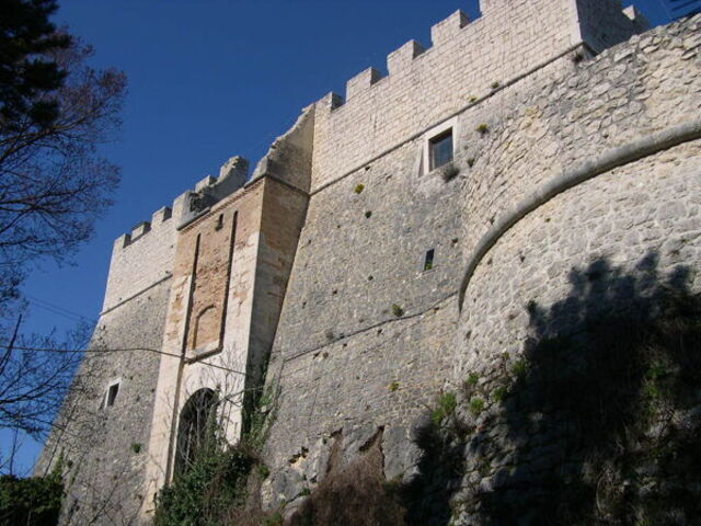 Das Schloss in der Stadt Campobasso