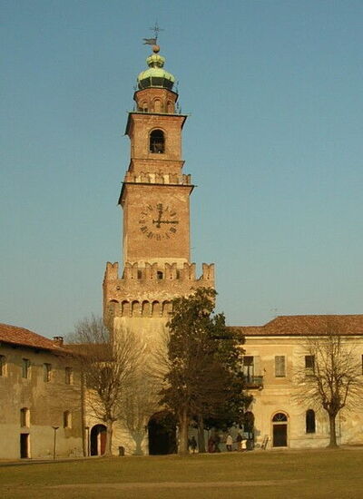 Turm des Schloss Sforza