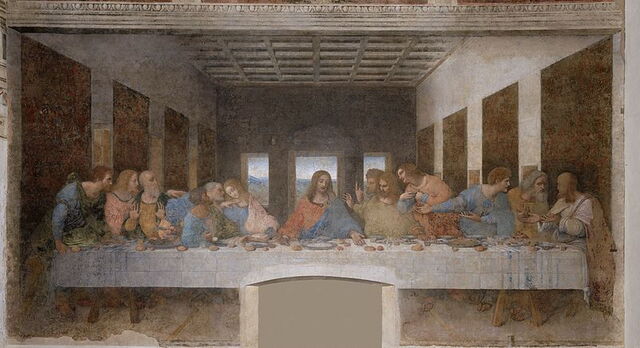 Da Vinci's 'letztes Abendmahl' Fresko