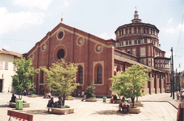 Die Santa Maria delle Grazie Kirche in Milan