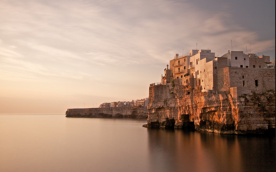 Sonnenuntergang in Polignano a Mare
