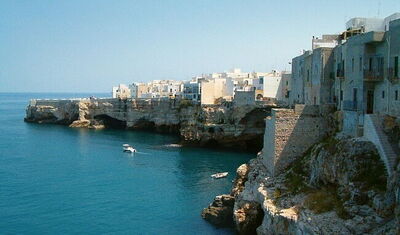 Klippen in Polignano a Mare
