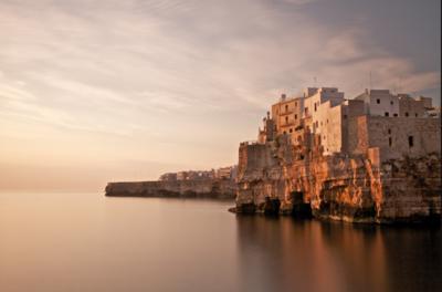Sonnenuntergang in Polignano a Mare
