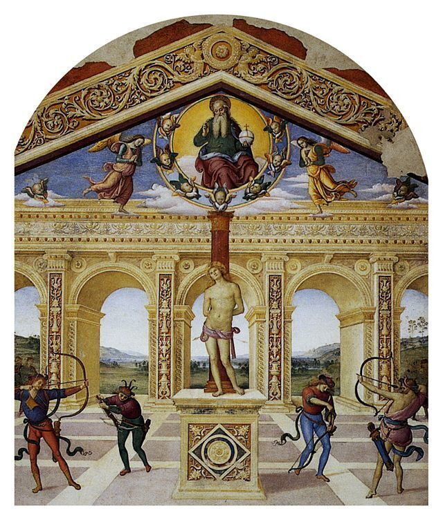 Peruginos "Martyrium von San Sebastiano"