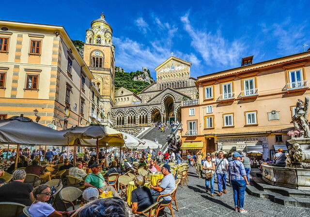 Zentrum von Amalfi