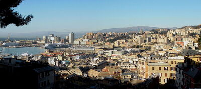 Panoramaaussicht vom Belvedere Castelletto