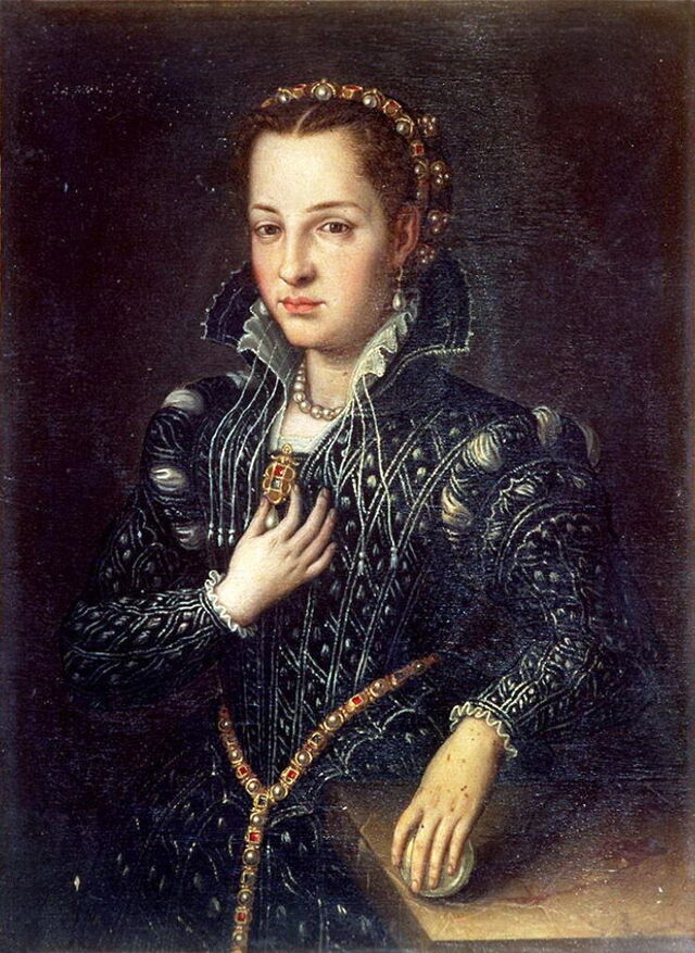 Bronzin Lucrezia De' Medici Porträt