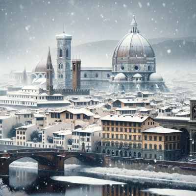 Florenz im Schnee
