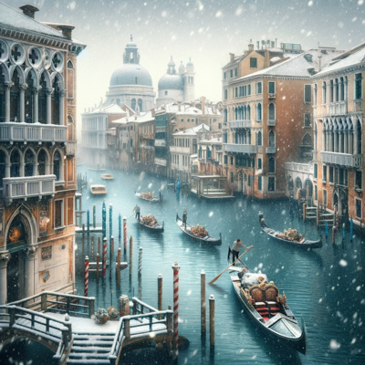 Venedig im Schnee