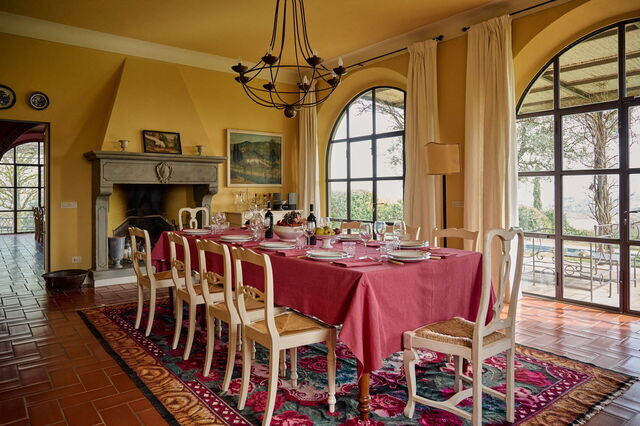 Villa Marliana, Esszimmer