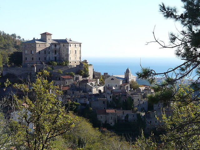 Blick auf Balestrino