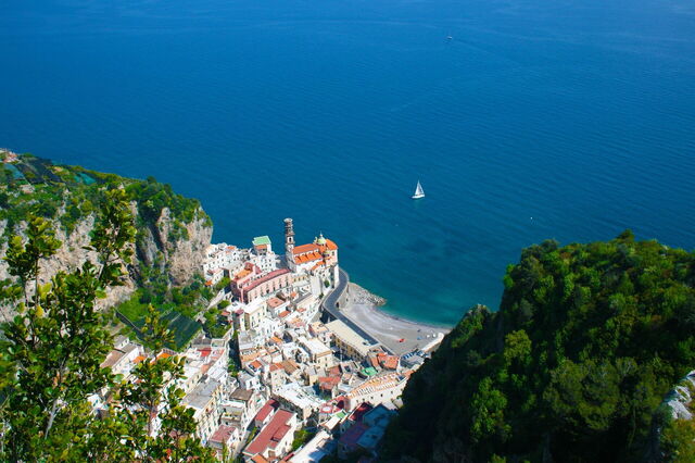 Blick auf Atrani