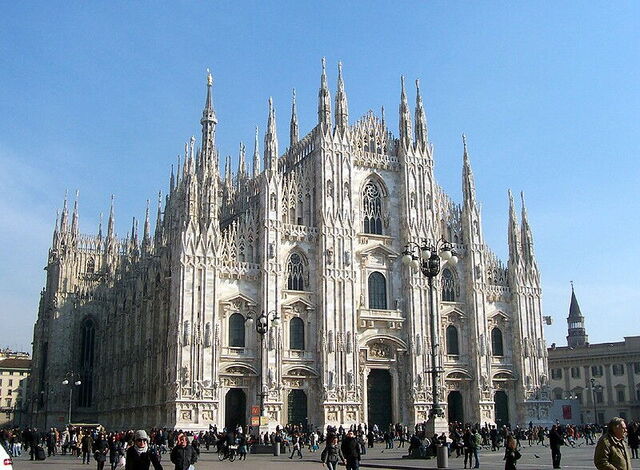 Sicht auf den Duomo von Milan