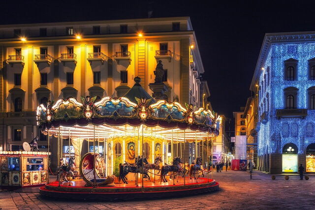 Das berühmte Karussell in Florenz