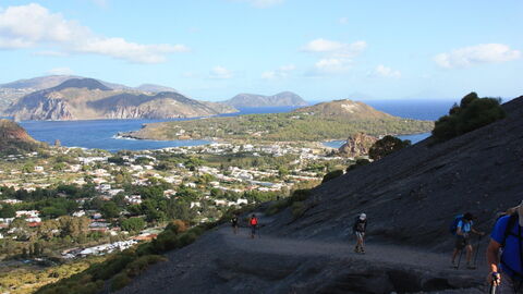 Blick auf Vulcano