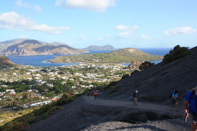 Blick auf Vulcano