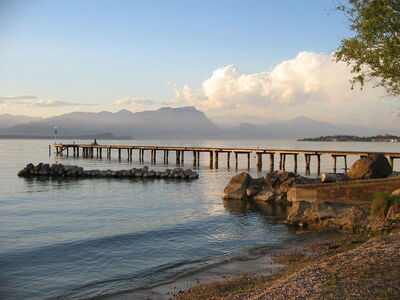 Anlegestelle am Gardasee