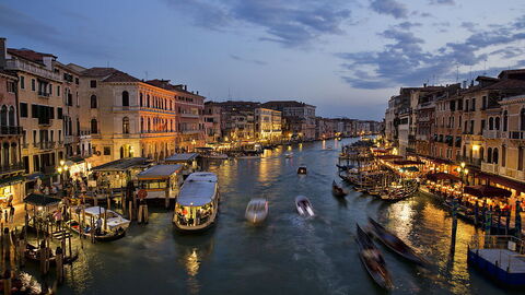 Grand Canal bei Nacht