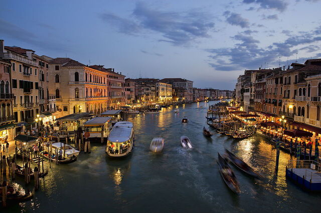 Grand Canal bei Nacht