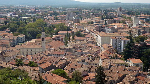 Blick auf Gorizia