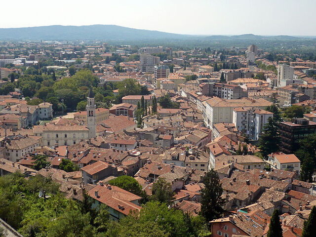 Blick auf Gorizia