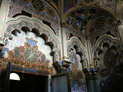 Sammezzano, sala pax-libertas