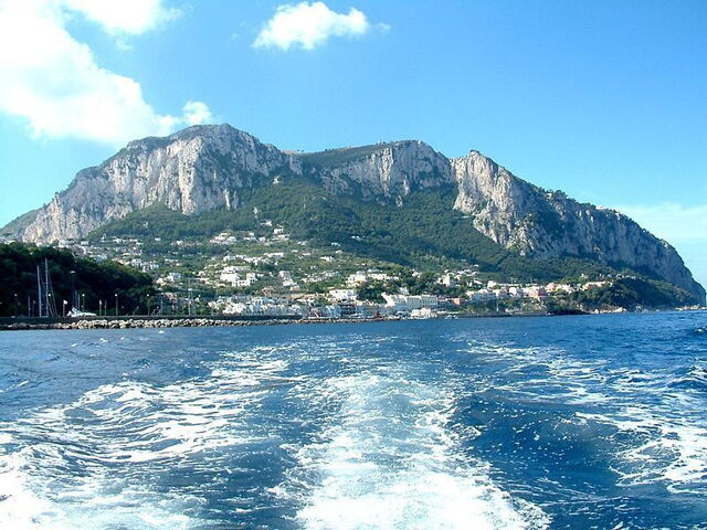 Ansicht der Insel Capri