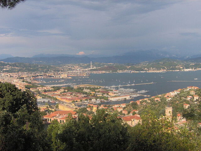 Ansicht auf La Spezia