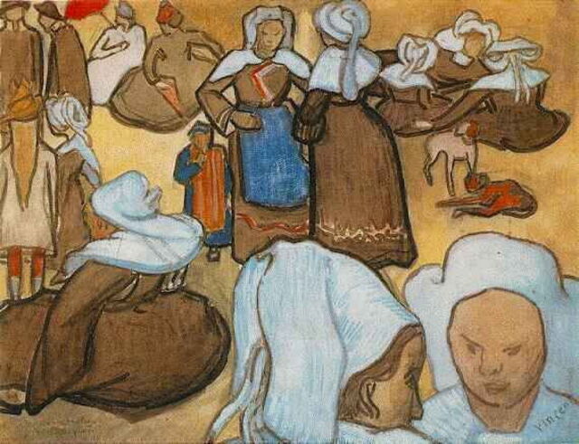 Die Bretonischen Frauen, Van Gogh