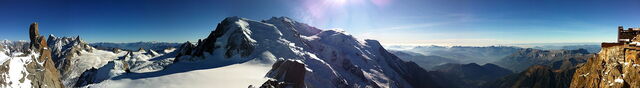 Gipfel des Mont Blanc
