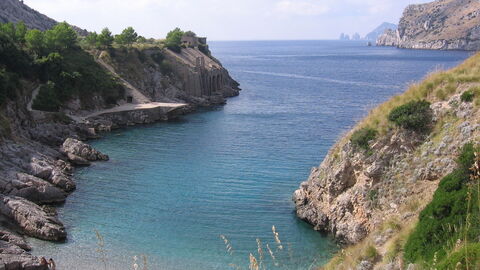 Ieranto Bucht, Wasser
