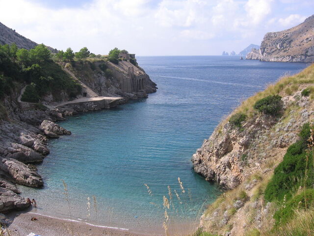 Ieranto Bucht, Wasser