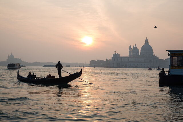 Venedig bei Sonnenuntergang