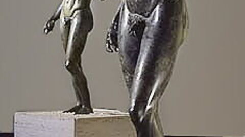 Statue A und Statue B der Bronzi di Riace