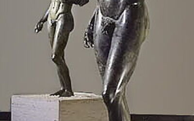 Statue A und Statue B der Bronzi di Riace