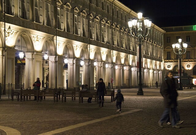 Ein Piazza in Turin