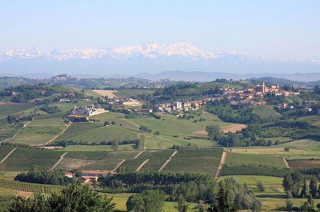 Landschaft im Piemont