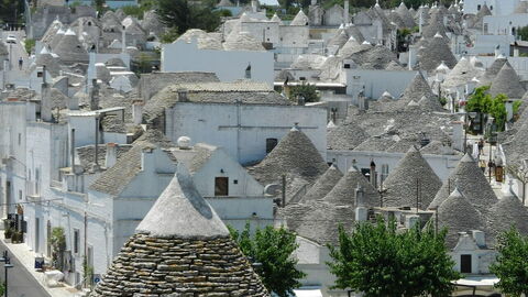 Blick über Alberobello