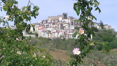 Eine Stadt in Molise