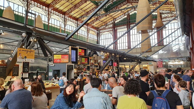 Essensstände auf dem Mercato Centrale