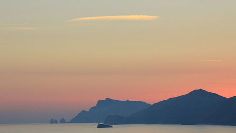 Sonnenuntergang in Praiano