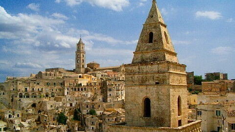 Blick auf Matera