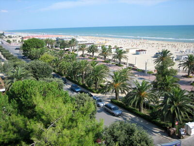 blauer Fahnen Strand in Abruzzo