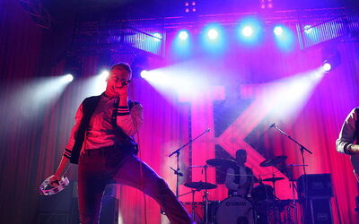 Kraftklub, einer der Stargäste von Rock im Ring, live