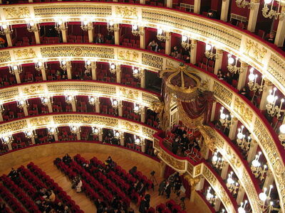 Innenbereich im San Carlo Opernhaus