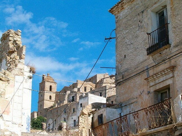 Gebäude in Craco