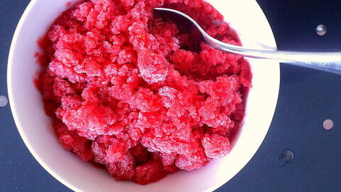 Erdbeer Granita